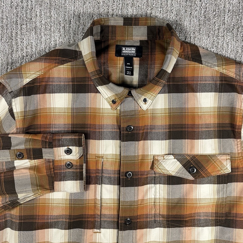 Alaskan Hardgear Men's Standard Fit Performance Flannel Shirt Plaid Sz:XXL